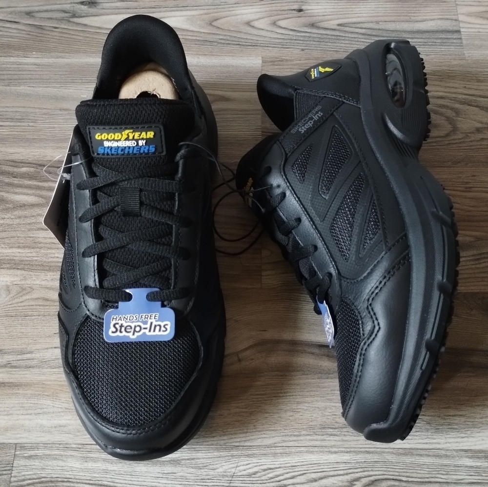 Skechers Goodyear Reese Step In Slip Resistant Shoes Women's